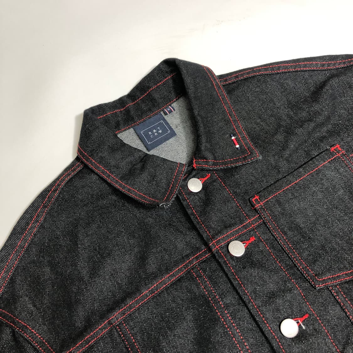 로맨틱크라운 스티치 데님자켓 S 상품이미지3