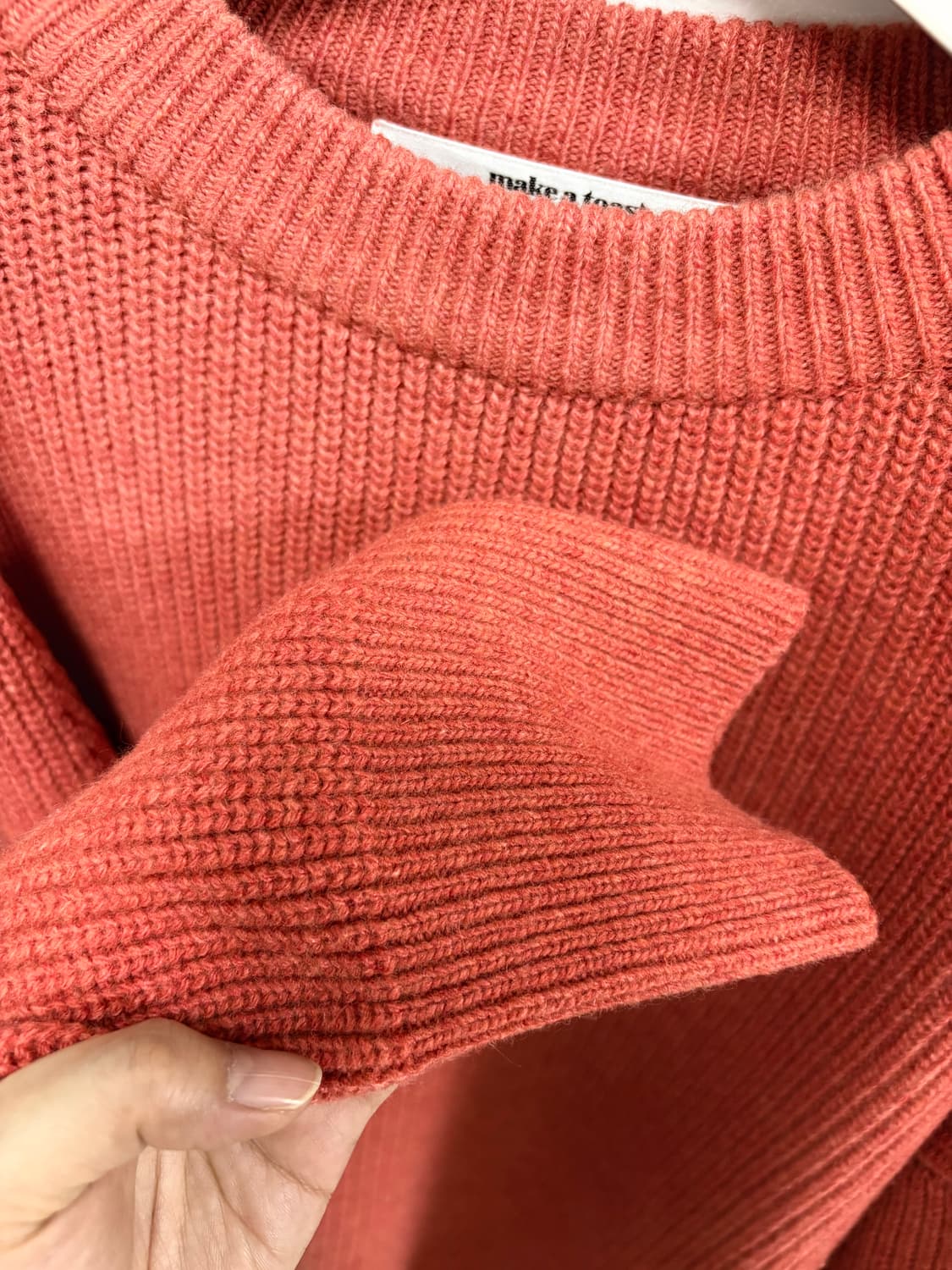 메이크어토스트 오버핏 니트 상품이미지3