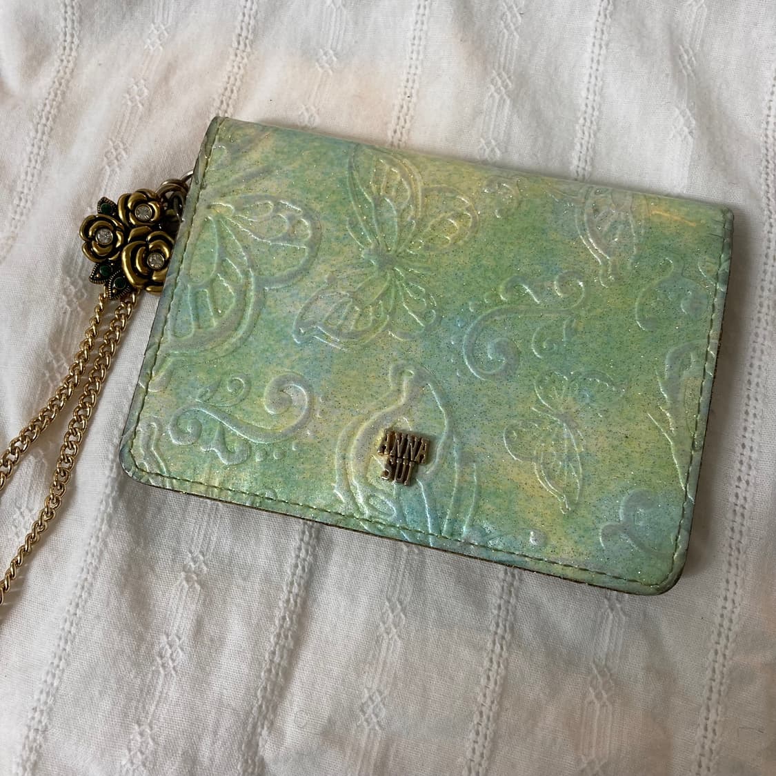 빈티지 엔틱 안나수이 에나멜 나비 지갑 상품이미지1