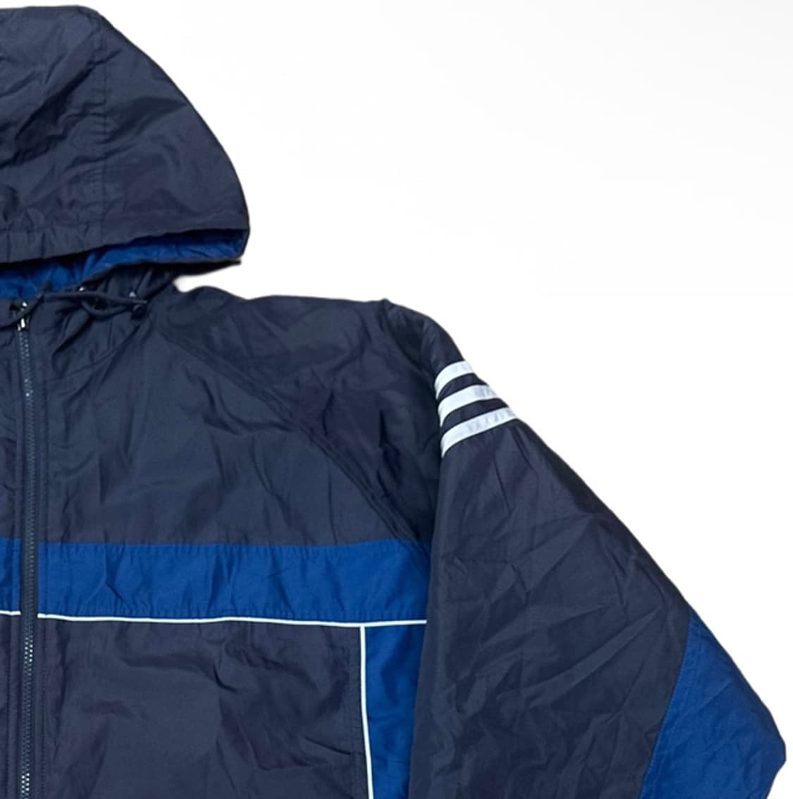 아디다스 00s 백로고 차콜그레이누빔점퍼 110 상품이미지2