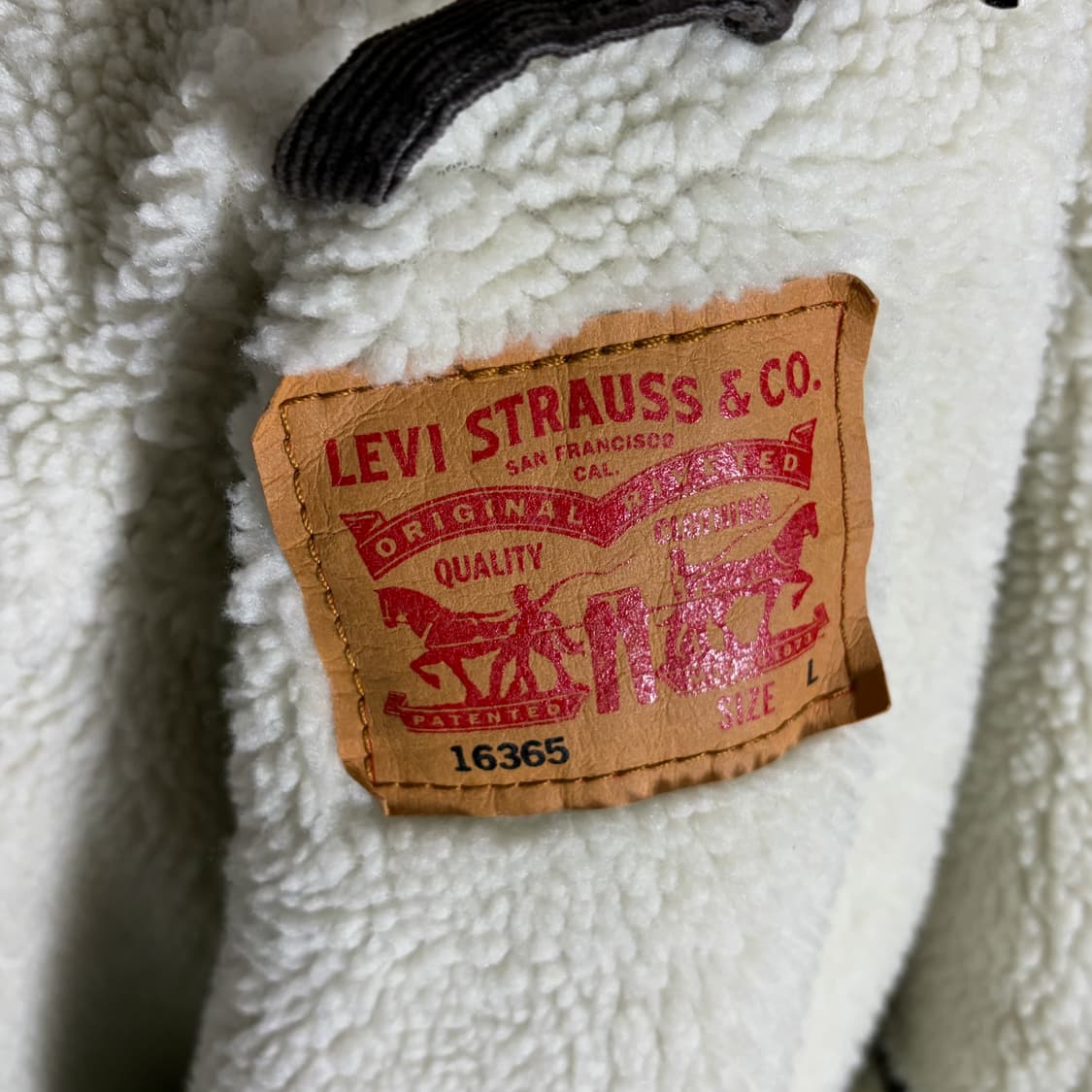 리바이스 셰르파 코듀로이 트러커 다크브라운 상품이미지5