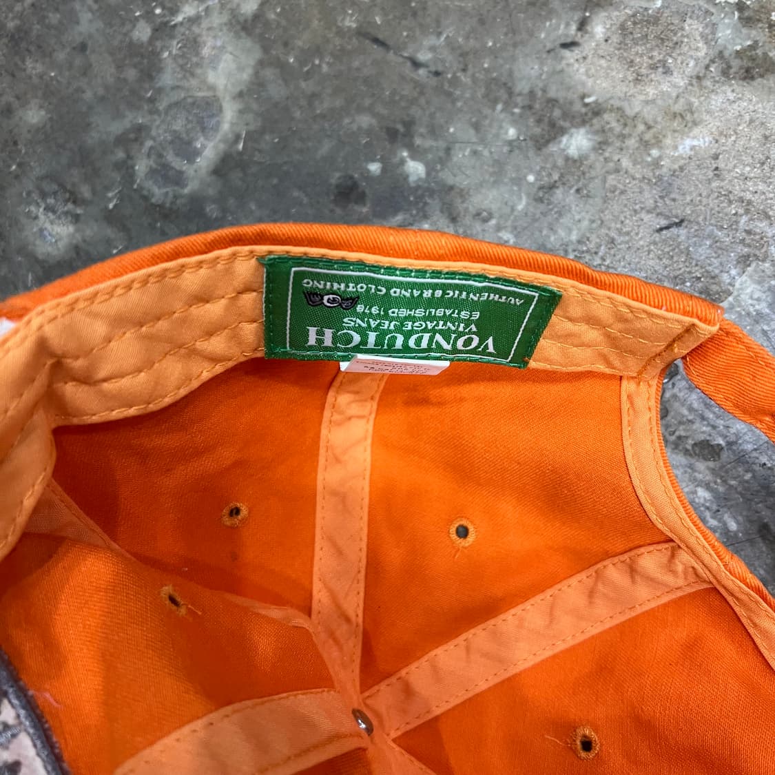 본더치 오렌지 볼캡 야구모자 모자 남녀공용 상품이미지5