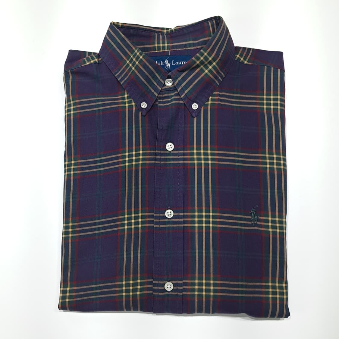 CL948 XL 폴로 90s BLAKE 로얄프레피 타탄체크 셔츠 상품이미지7