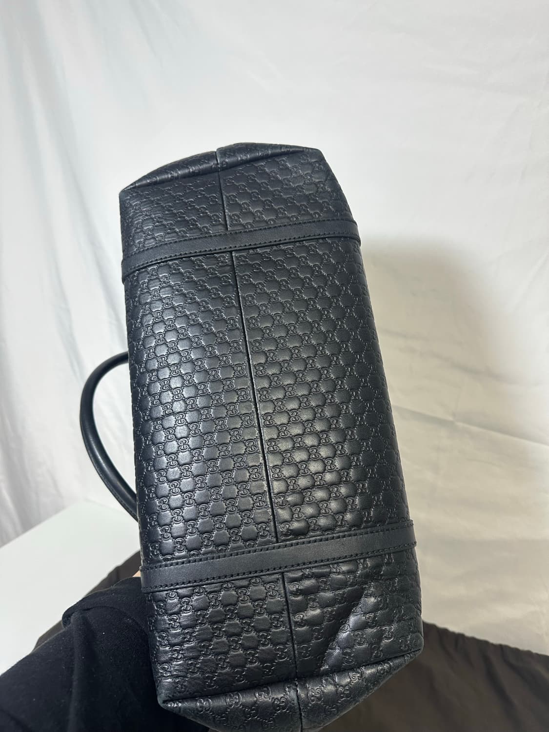 구찌 마이크로시마 토트백 블랙 (OS) 상품이미지9