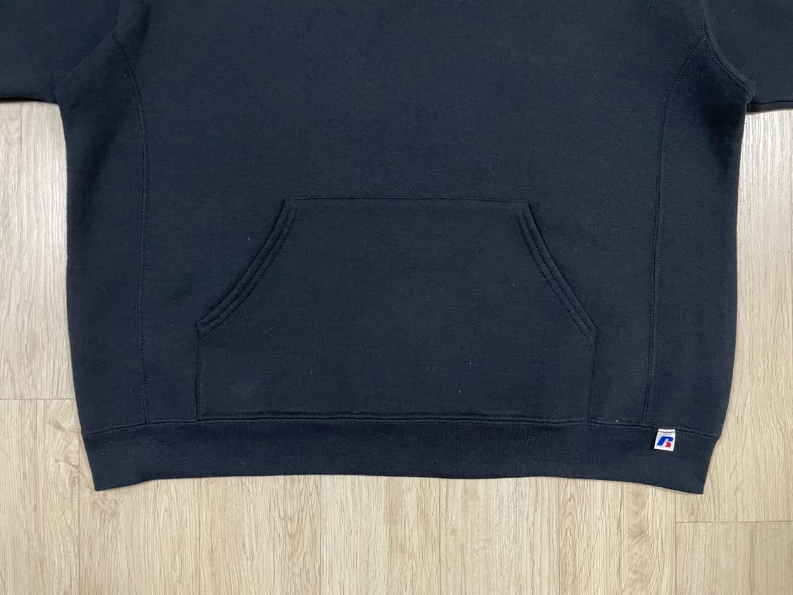 110) 00's 러셀 빅프린팅 V스티치 후드티 상품이미지6