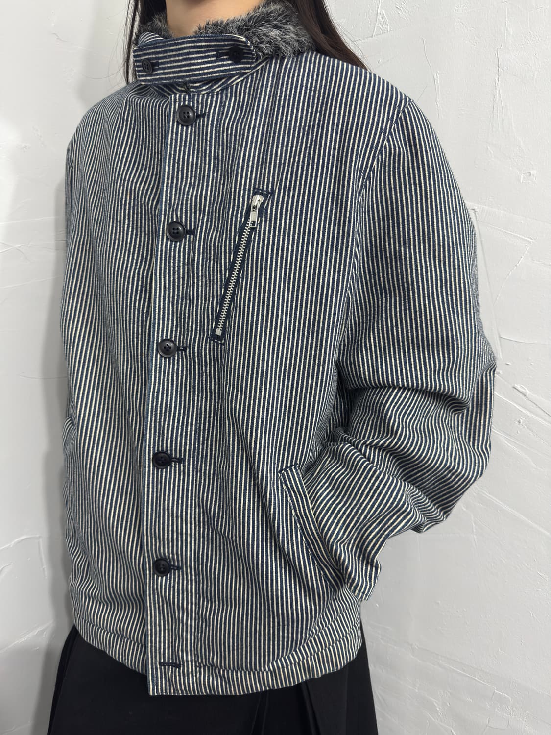 takeo kikuchi fur detail jacket 상품이미지5