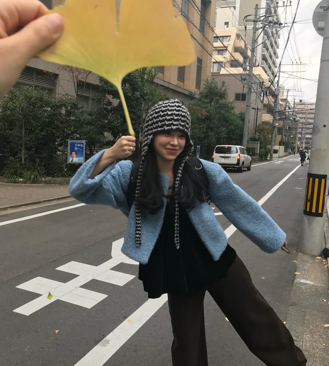 위드아웃썸머 푸들 퍼 자켓 스카이블루 상품이미지3