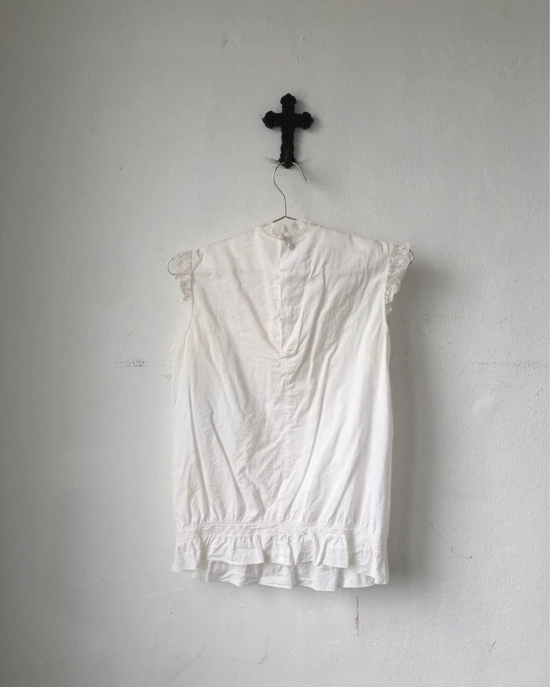 Lace high neck sleeveless 상품이미지3