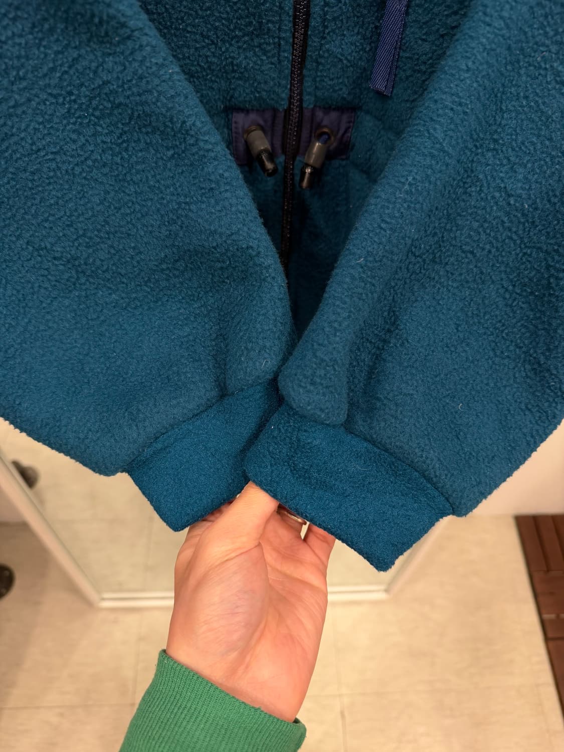 90s Earth Sea Sky 빈티지 폴라텍 플리스 집업 자켓 상품이미지3