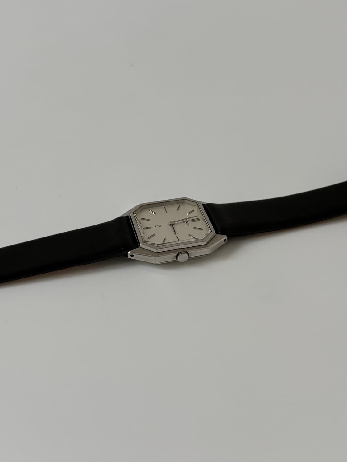 1980s Silver Octagon Case Ladies Quartz 상품이미지5