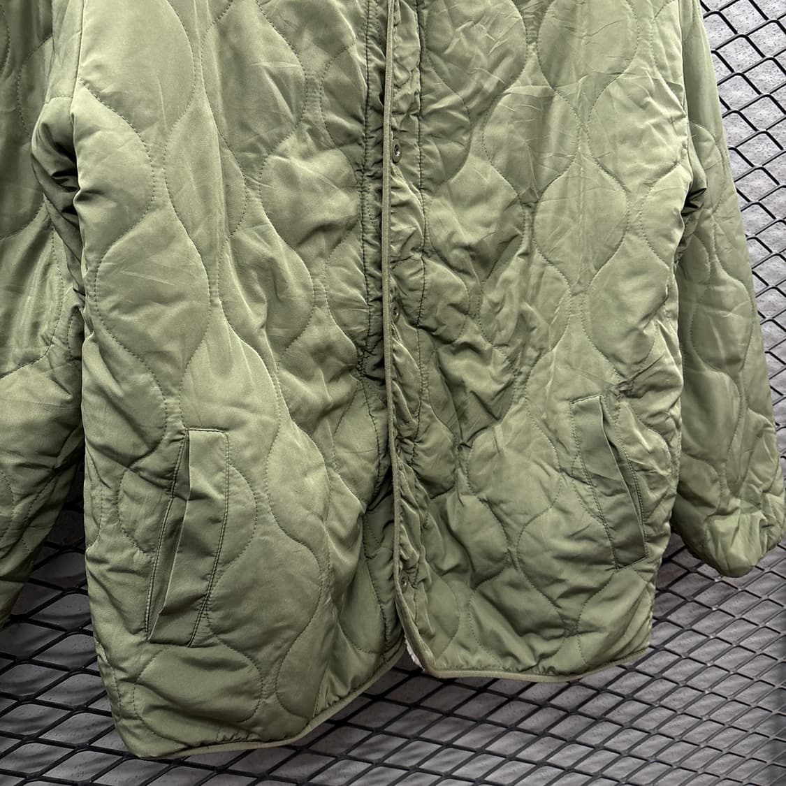 JPN VINTAGE 리버시블 M-65 라이너 자켓 보아퍼 디테일 올리브 상품이미지5