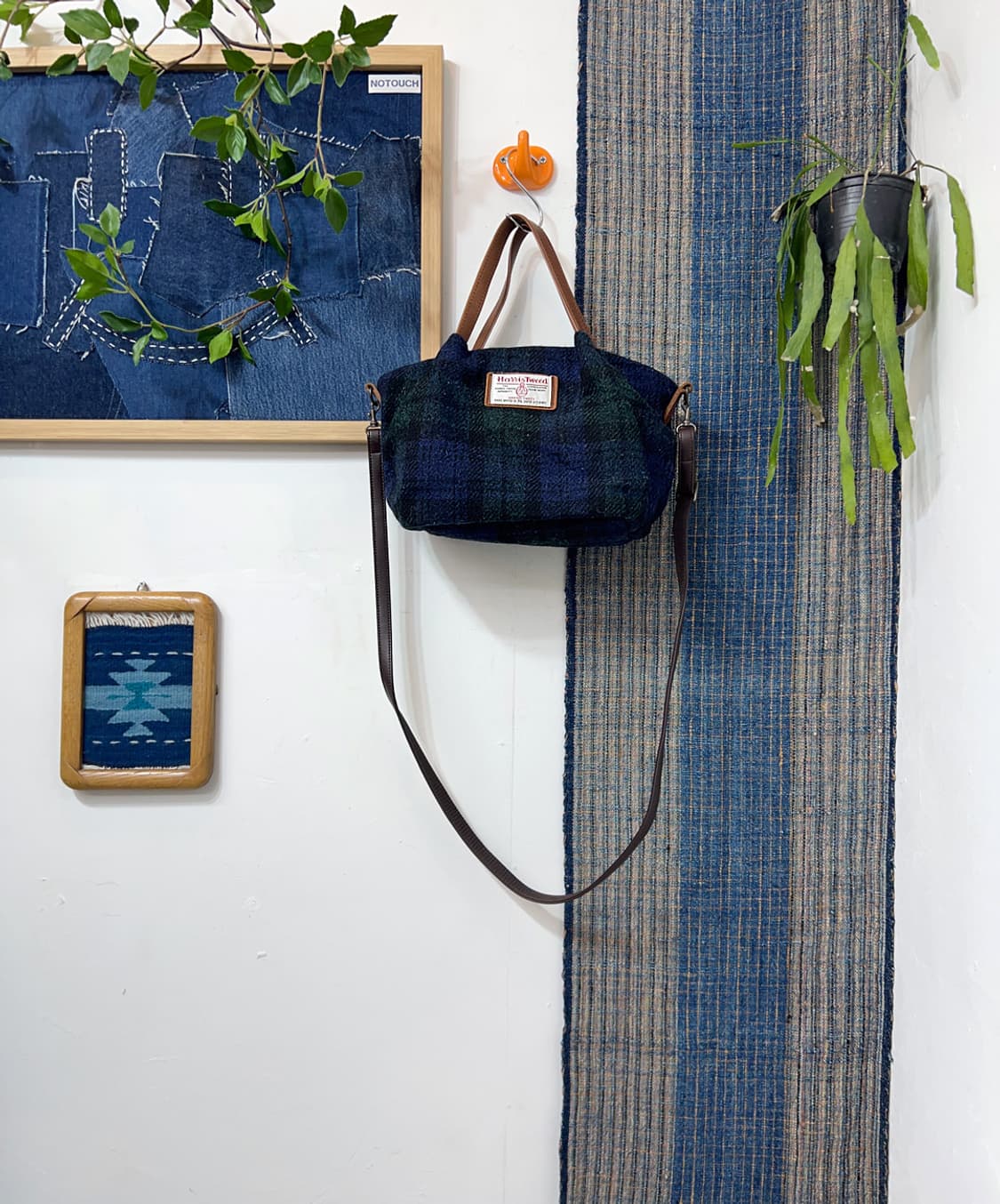 HARRIS TWEED Black Watch Bag 상품이미지1