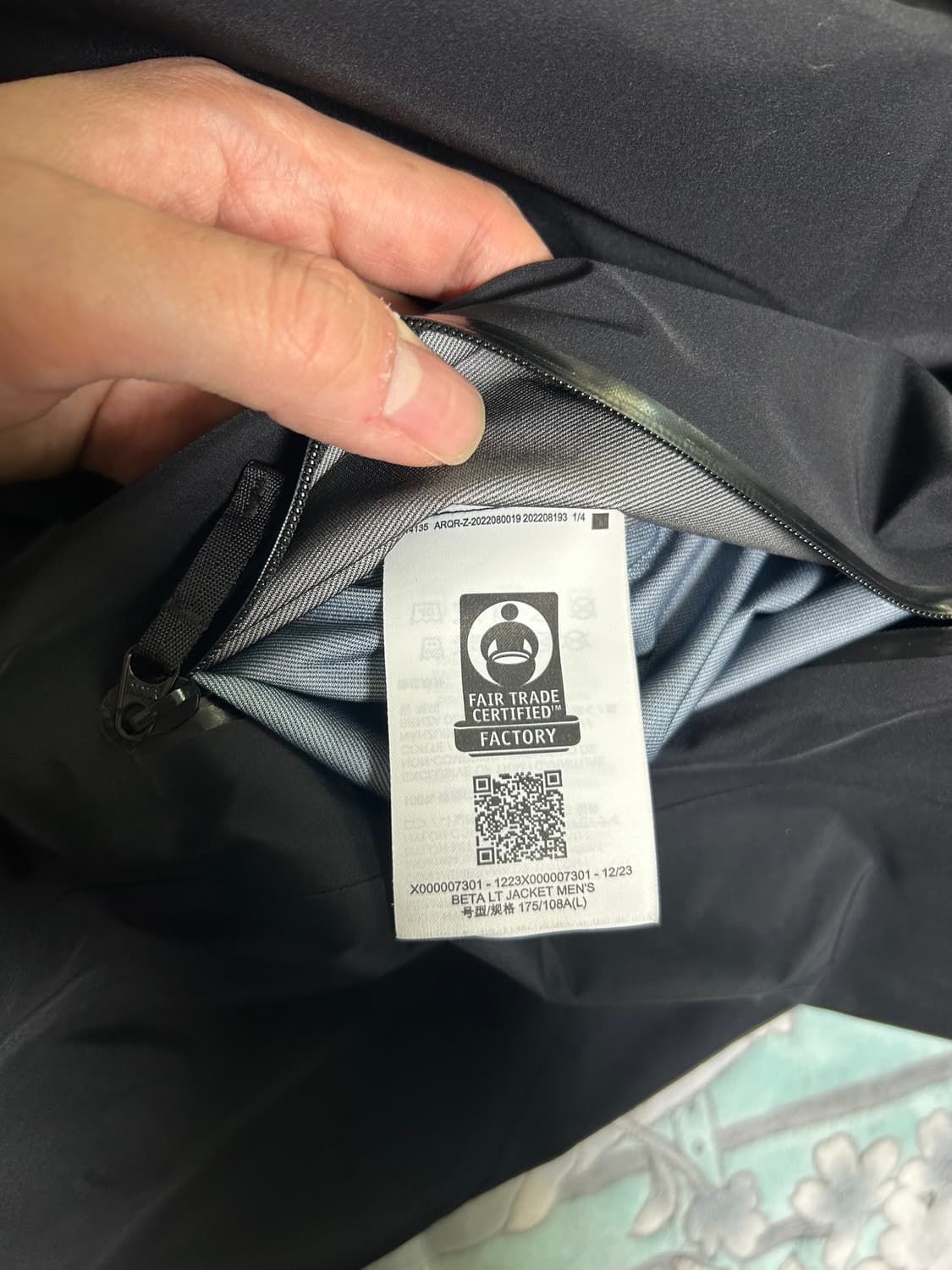 아크테릭스 베타LT자켓 블랙 L사이즈 상품이미지7