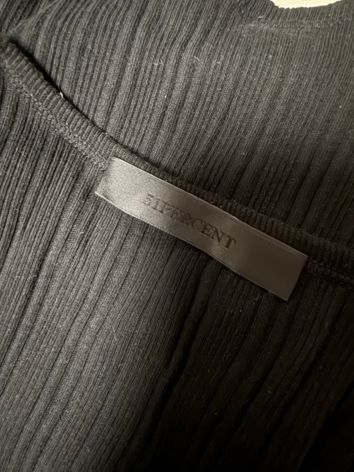 51퍼센트 슬리브리스 나시 블랙 M 상품이미지2