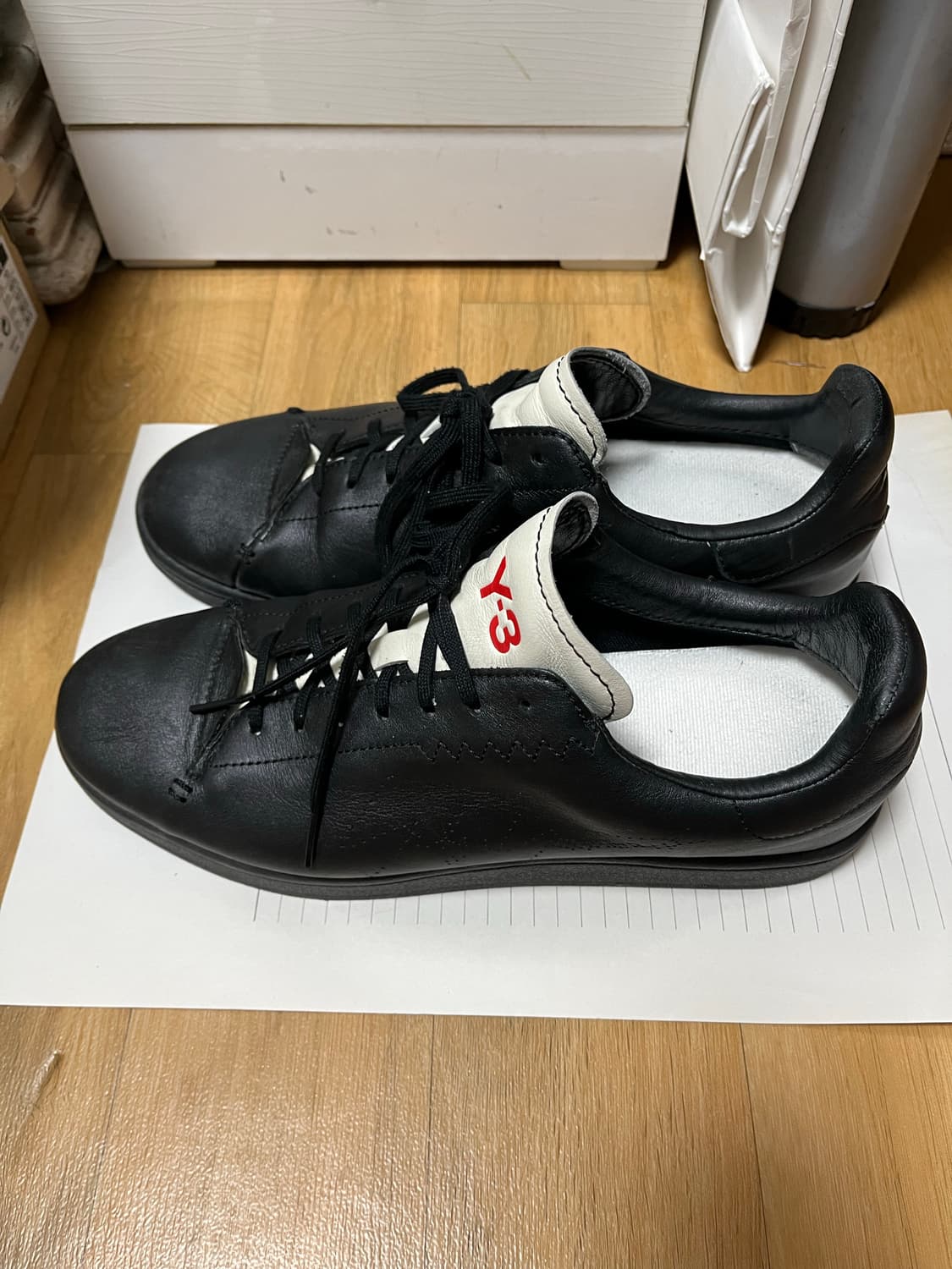 Y-3 요지코트 로우탑 스니커즈 블랙 와이쓰리 요지 야마마토 상품이미지2