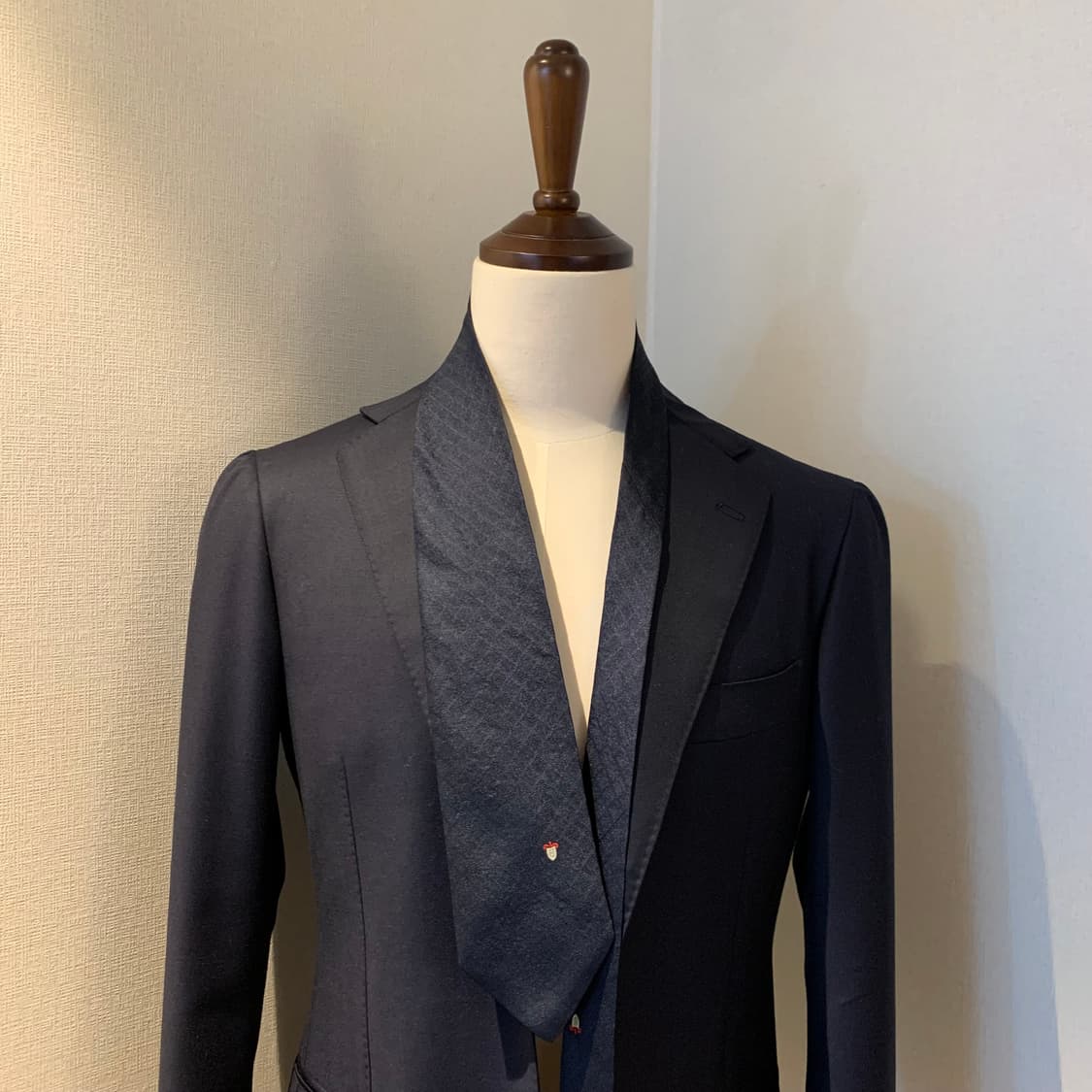 펜디(FENDI) 다크네이비 100실크 명품 체크넥타이 A+등급 상품이미지1