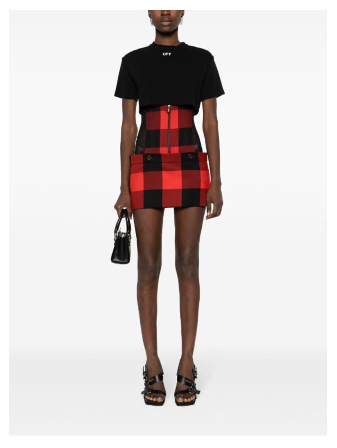 비비안웨스트우드 체크 코르셋 스커트 상품이미지3