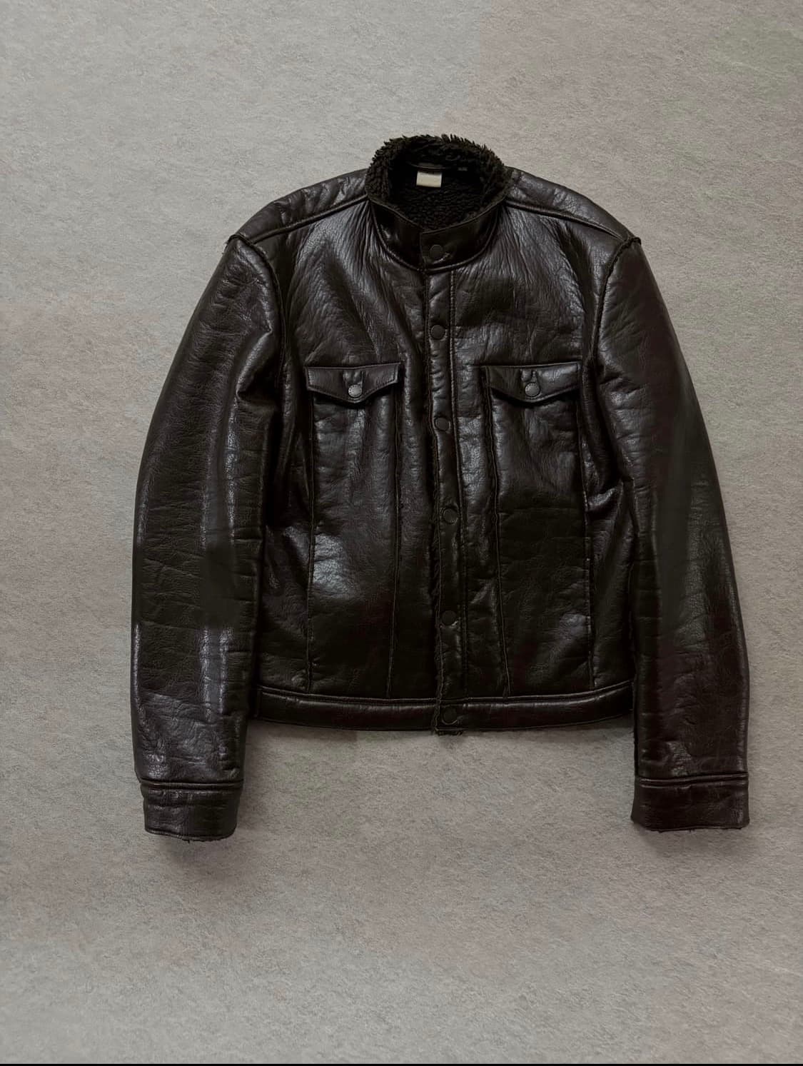 구매) 알마니 익스체인지 라이닝 퍼 자켓 L  상품이미지1