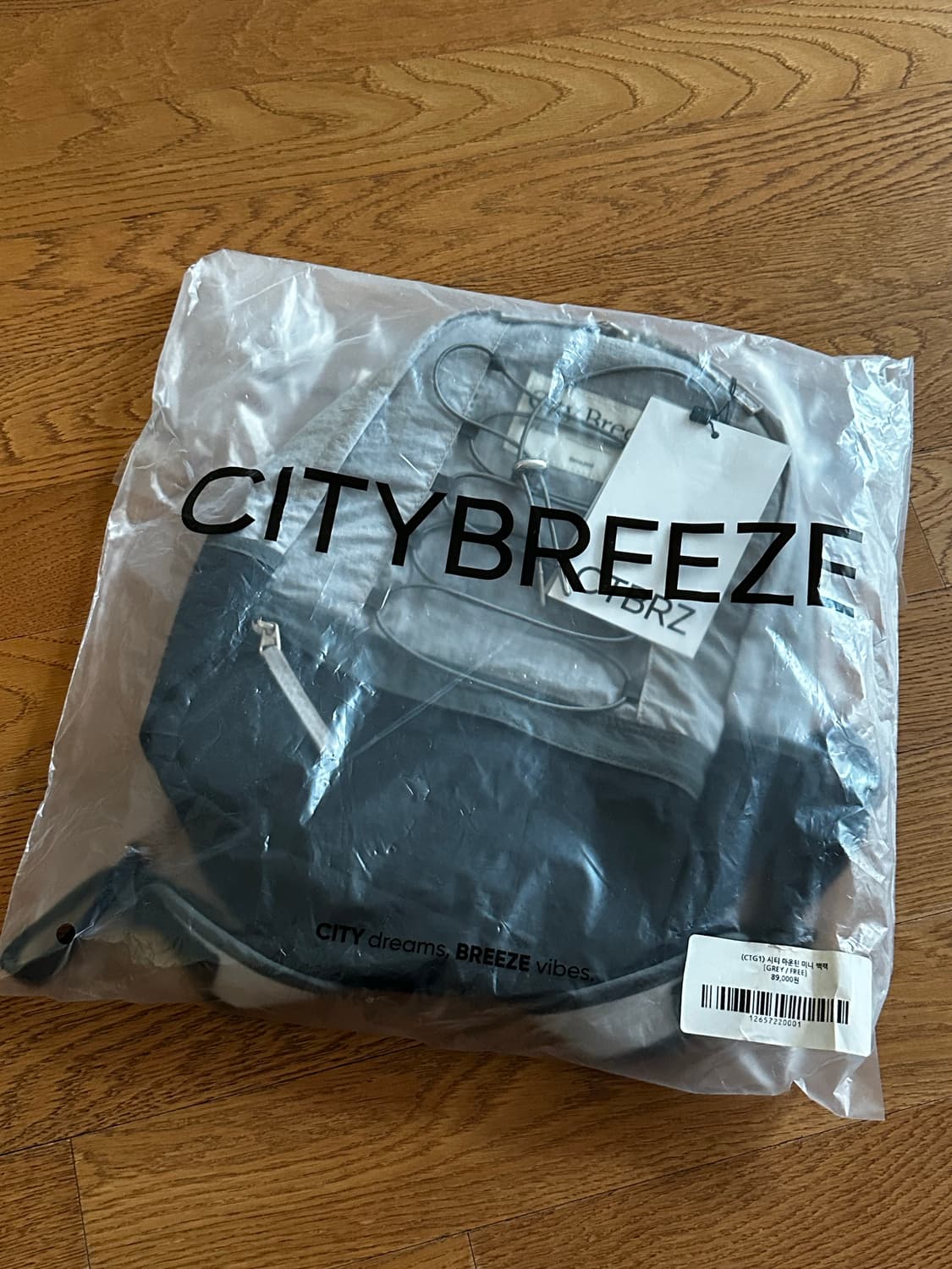 시티브리즈 마운틴 백팩 그레이 새제품 상품이미지3