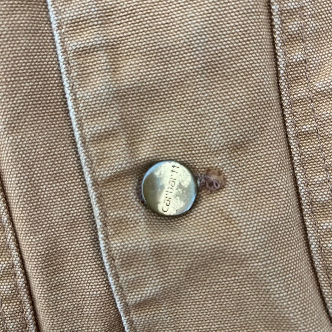 칼하트 브라운 덕 캔버스 초어 워크 자켓 상품이미지5