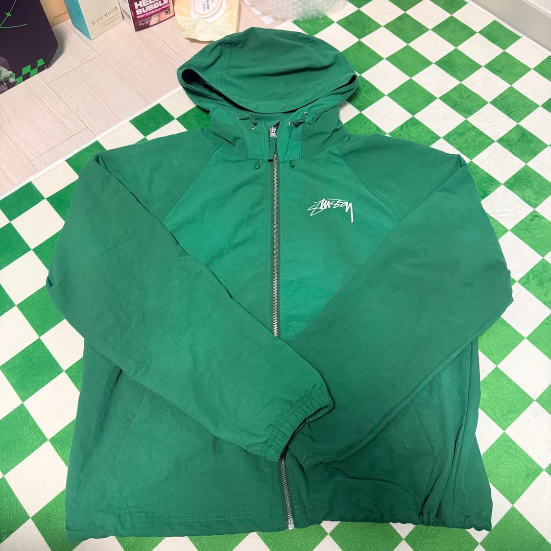 스투시 웨이브 다이 비치쉘 자켓 파인 바람막이 점퍼 봄 일본 정품 상품이미지3