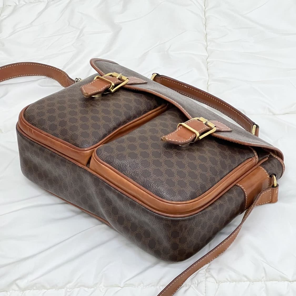 celine / 셀린느 브라운 마카담 포켓 크로스백  상품이미지5