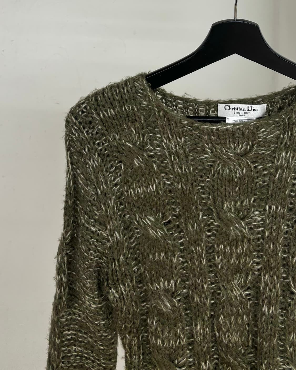 크리스찬 디올 그린 라운드넥 니트 상품이미지3