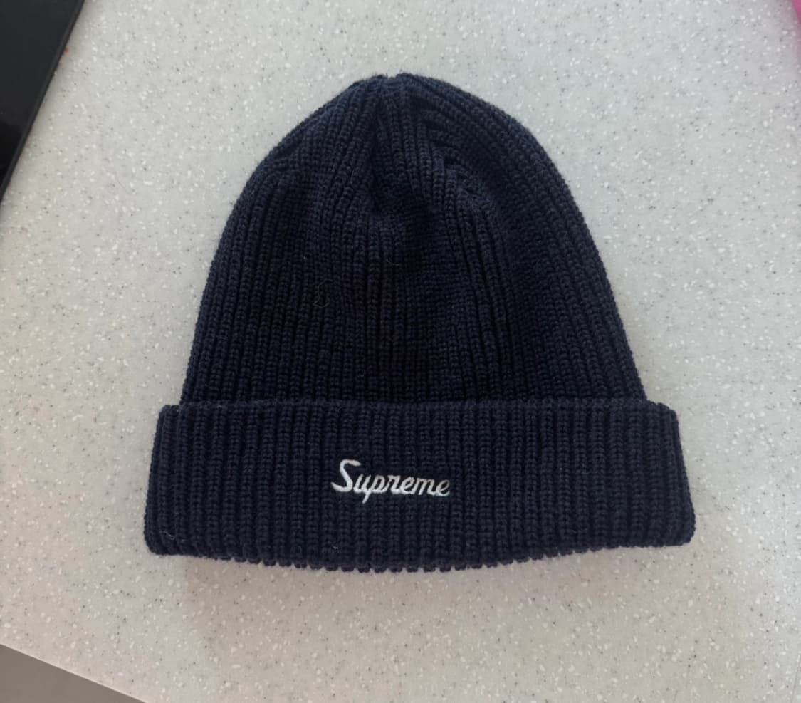 슈프림 비니 네이비 상품이미지1