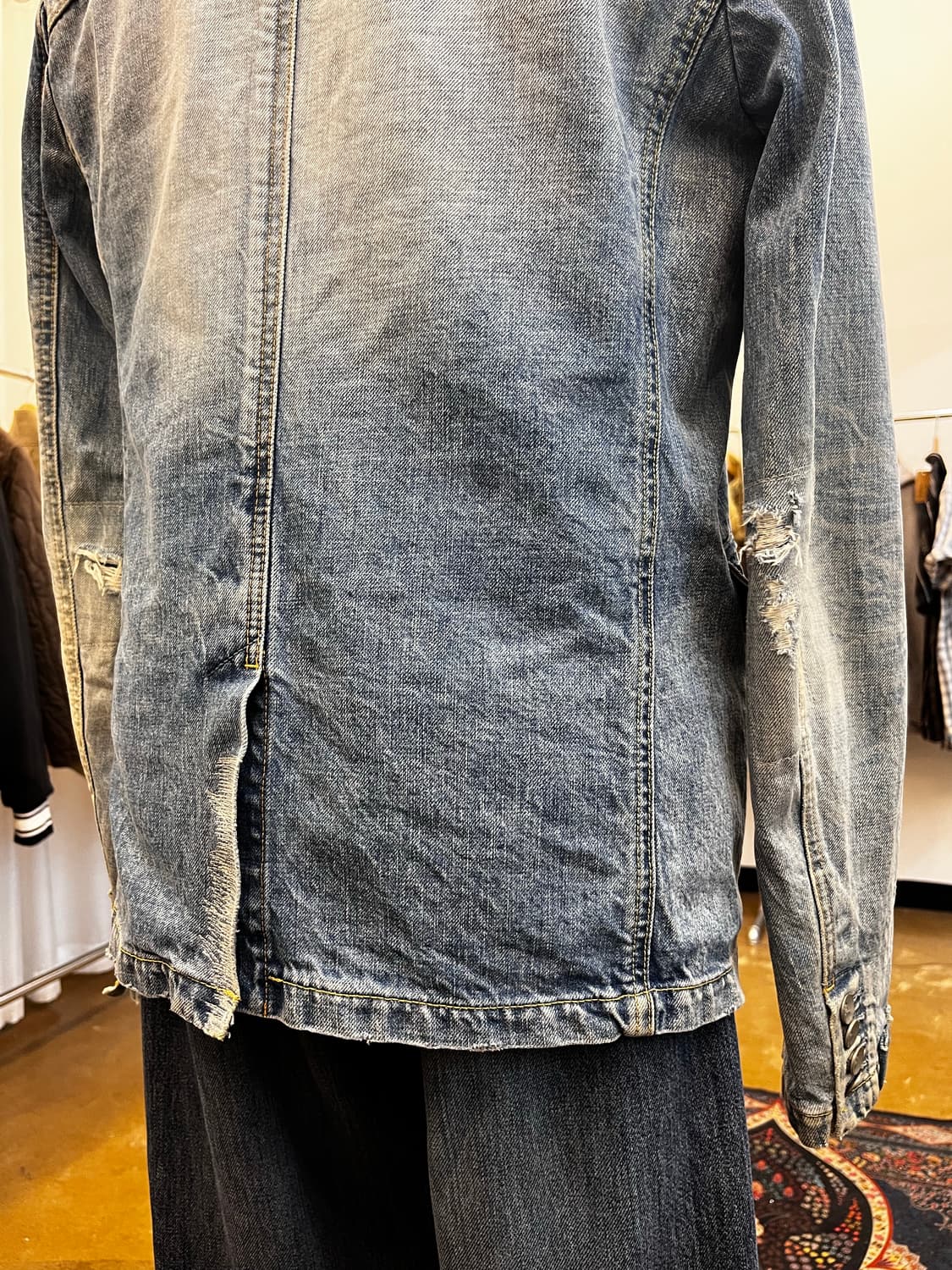 재패니즈 빈티지 데님 블레이져 자켓 상품이미지7