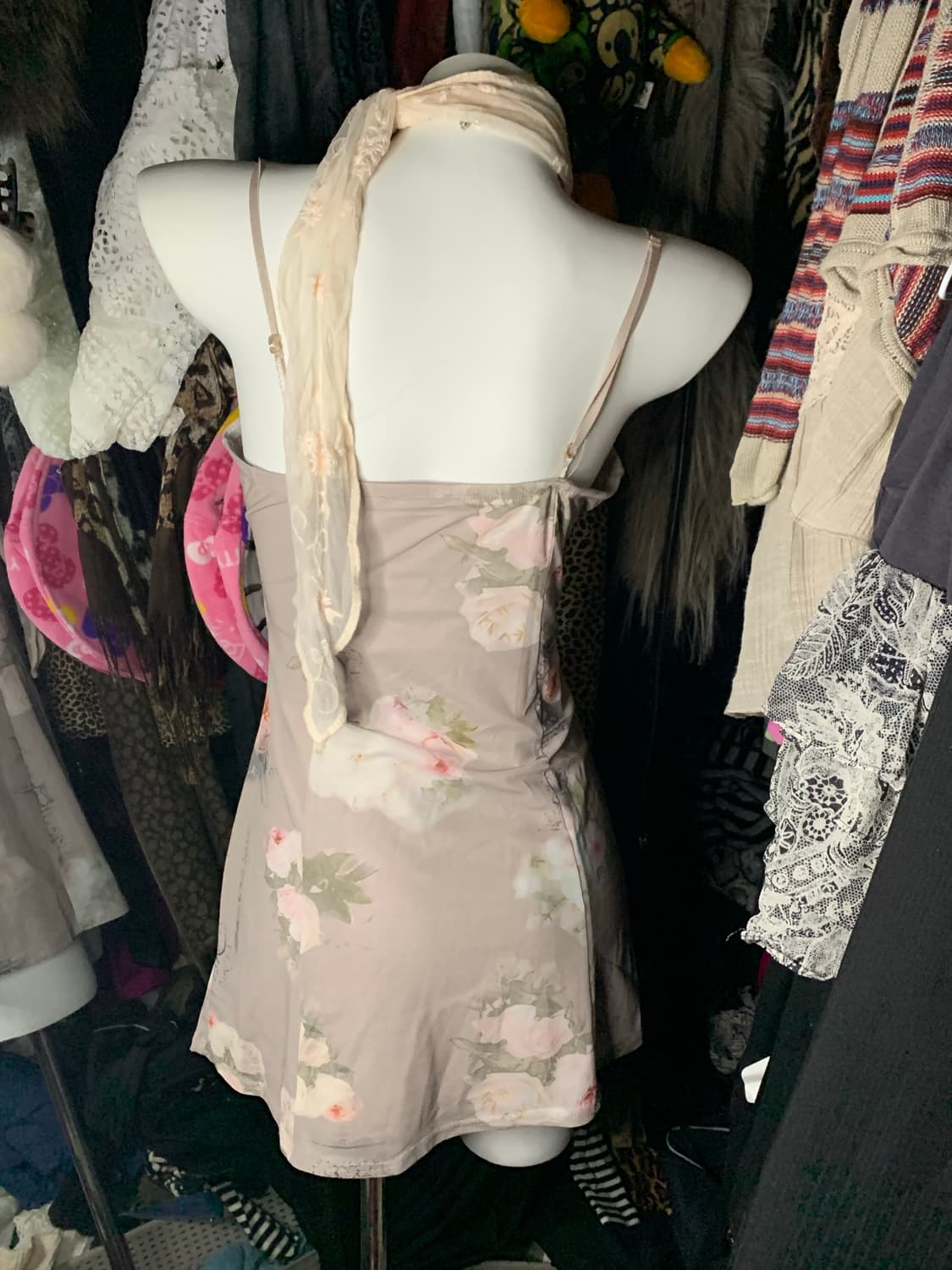 나나 하치st 빈티지  엔틱 플라워 슬립 원피스 상품이미지3