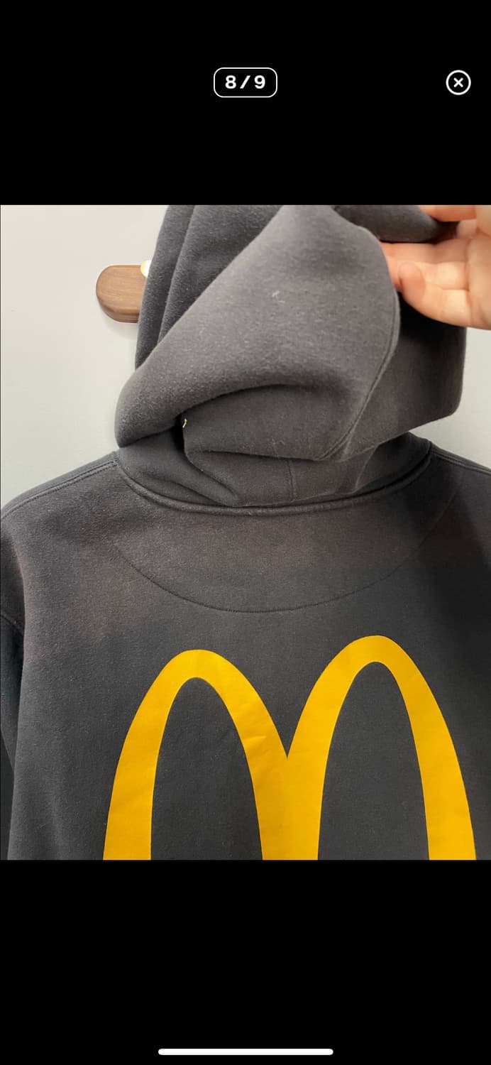 팔라스 X 맥도날드 콜라보 로고 후드티 A3390 상품이미지8