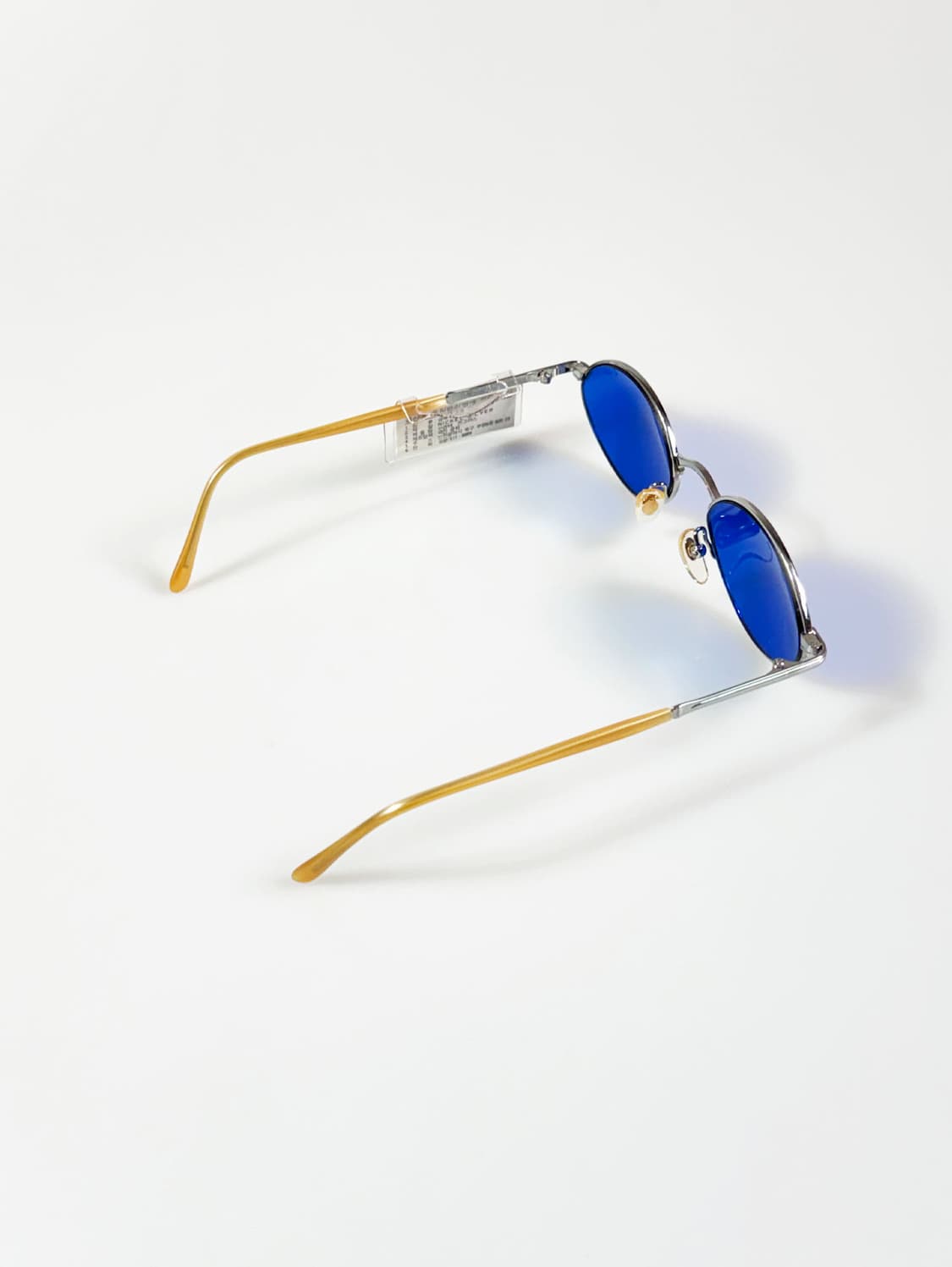 90s Nelly 실버메탈 슬림 오벌 프레임 빈티지 틴트 선글라스 상품이미지4