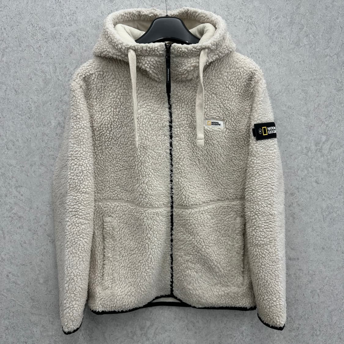95 내셔널지오그래픽 남자 양털 뽀글이 후드 자켓 상품이미지1