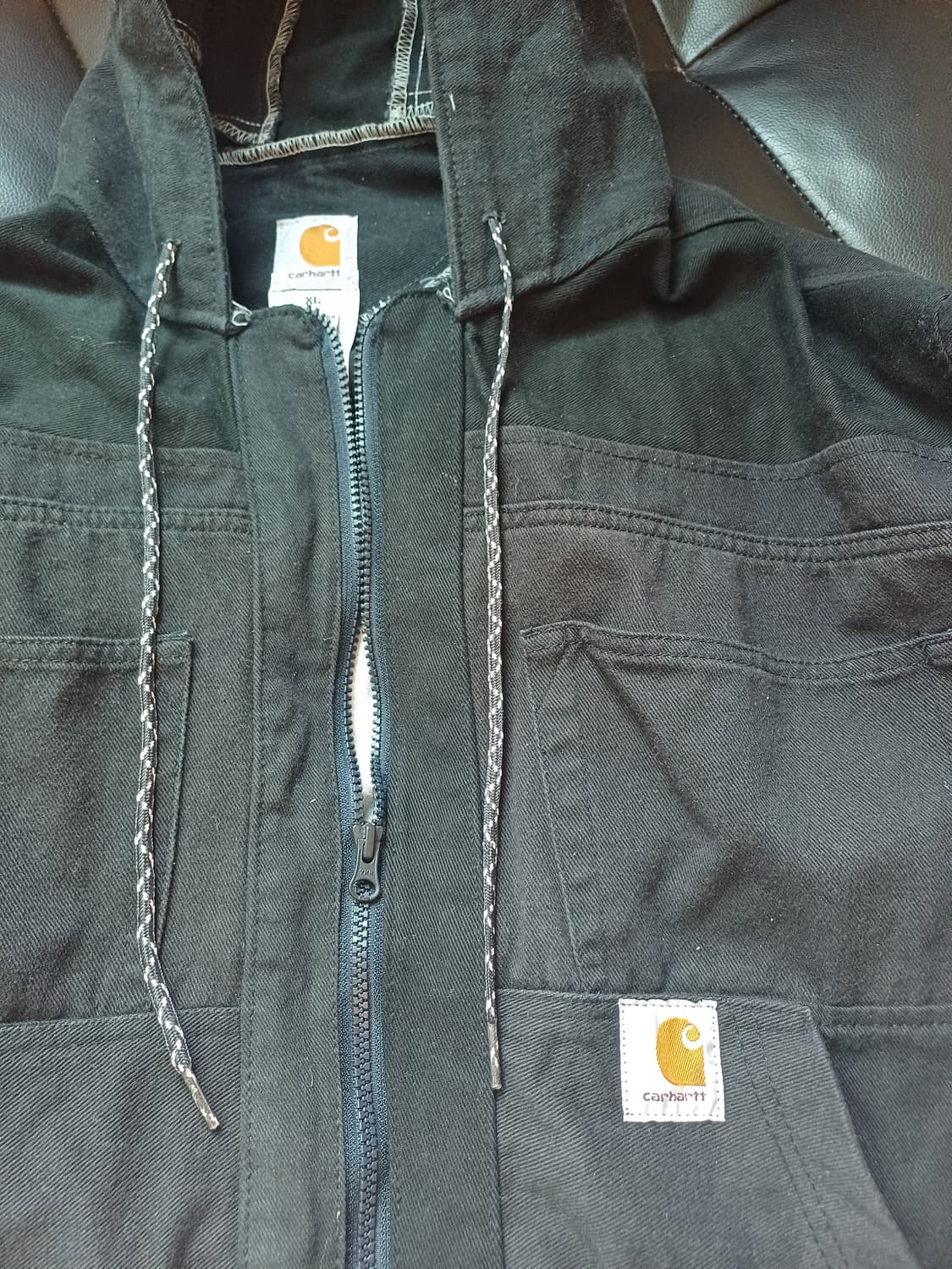 칼하트 후드집업 자켓 블랙xl 상품이미지2