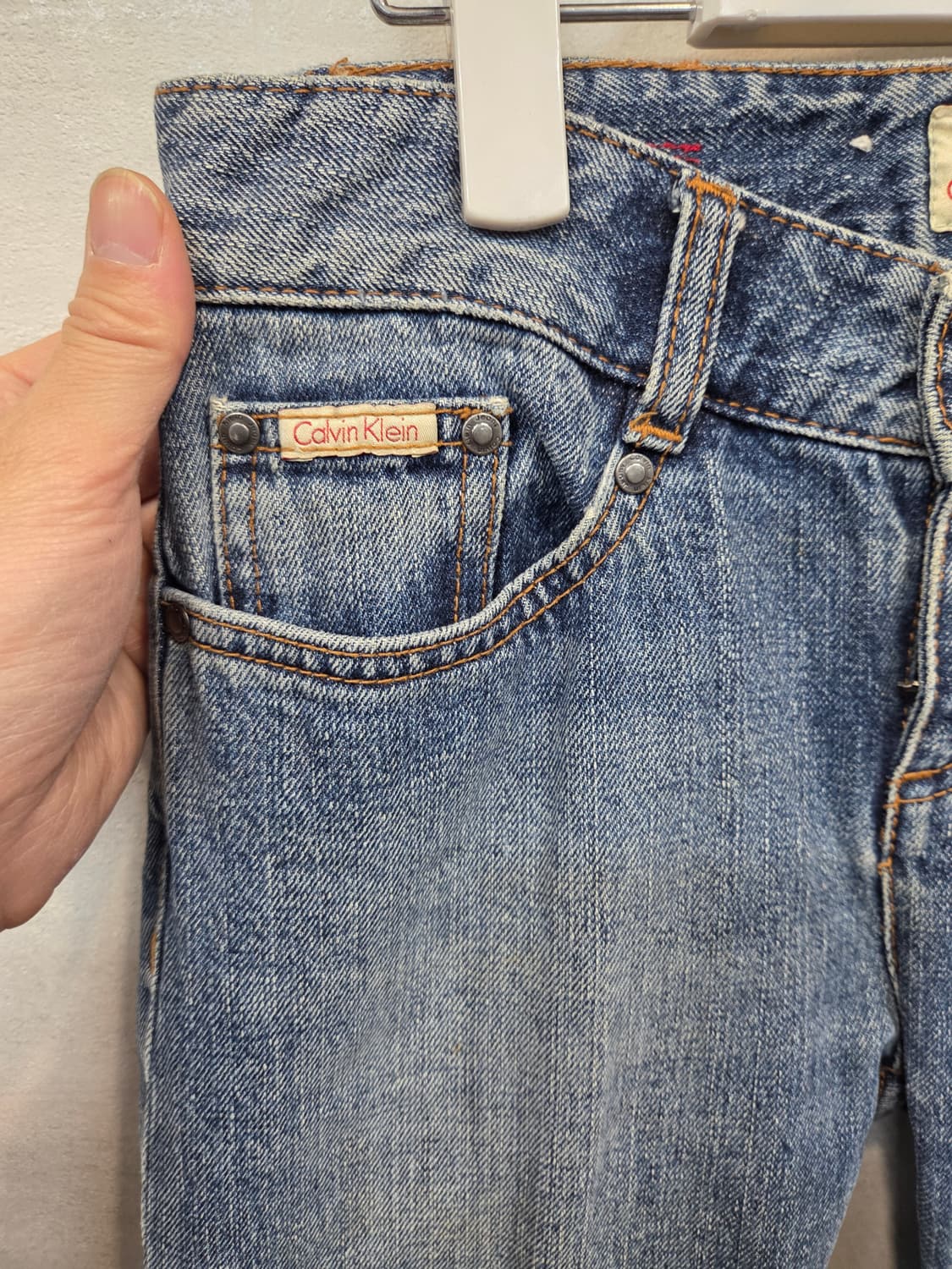 켈빈클라인 올드스쿨 부츠컷 데님팬츠 26 상품이미지5