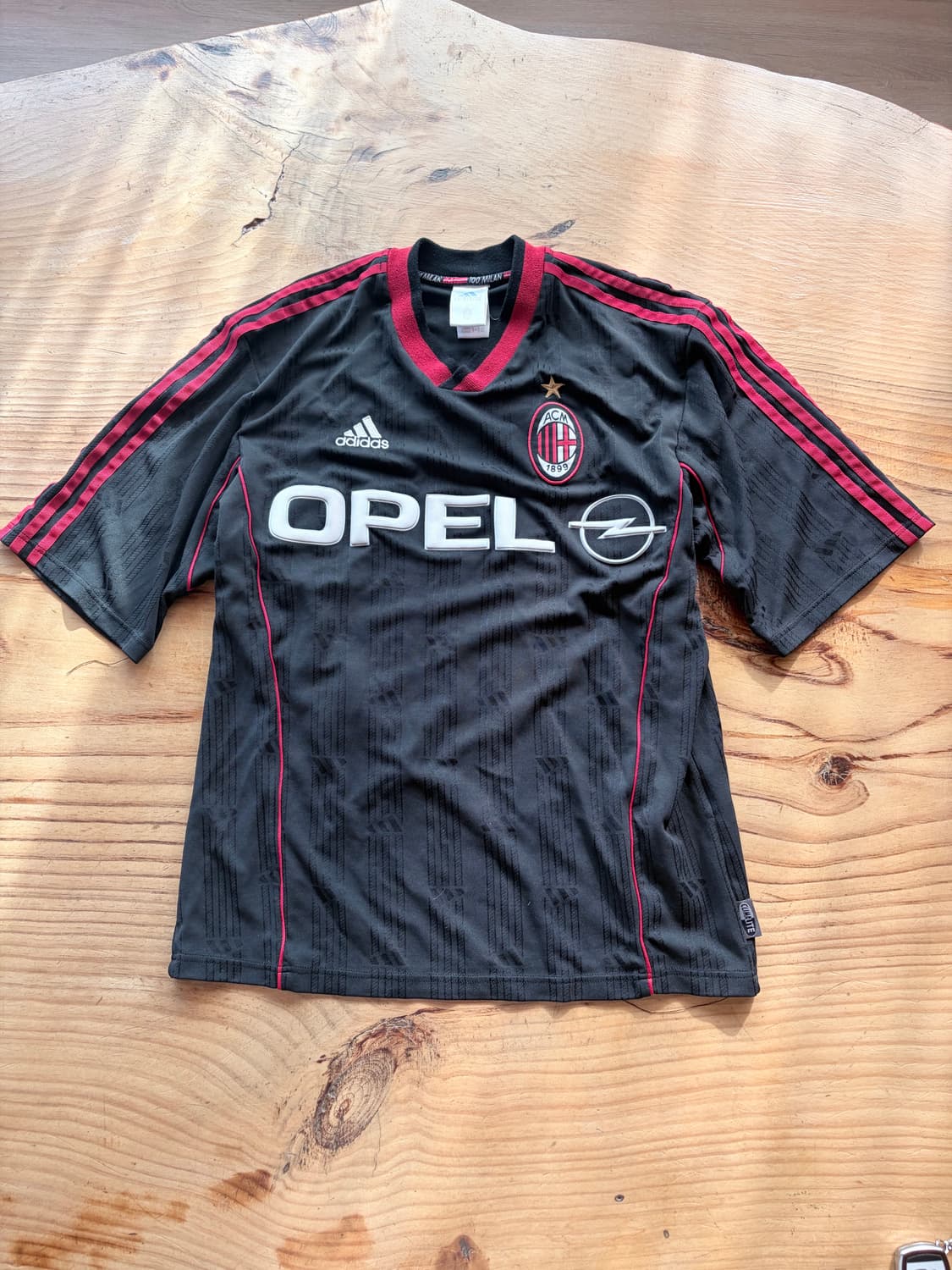 99 00 AC 밀란 아디다스 트레이닝 셔츠 상품이미지1
