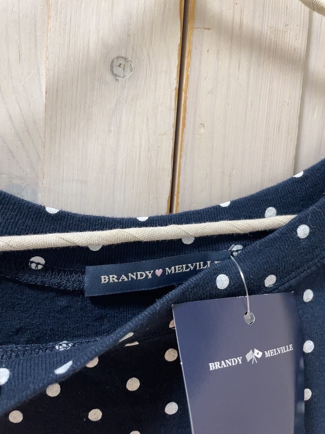 브랜디멜빌 네이비 반팔 티셔츠 새상품 상품이미지2