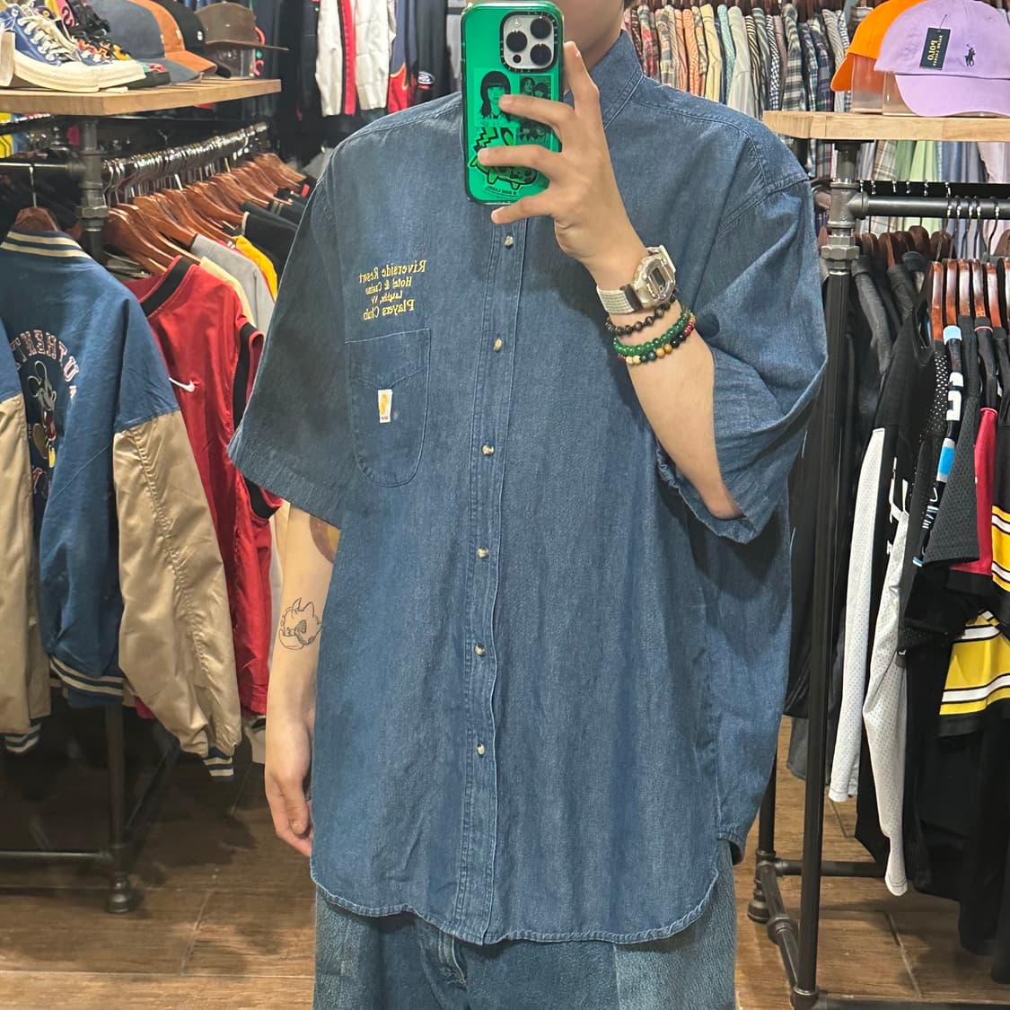 [HI] 칼하트 반팔 데님셔츠 상품이미지3