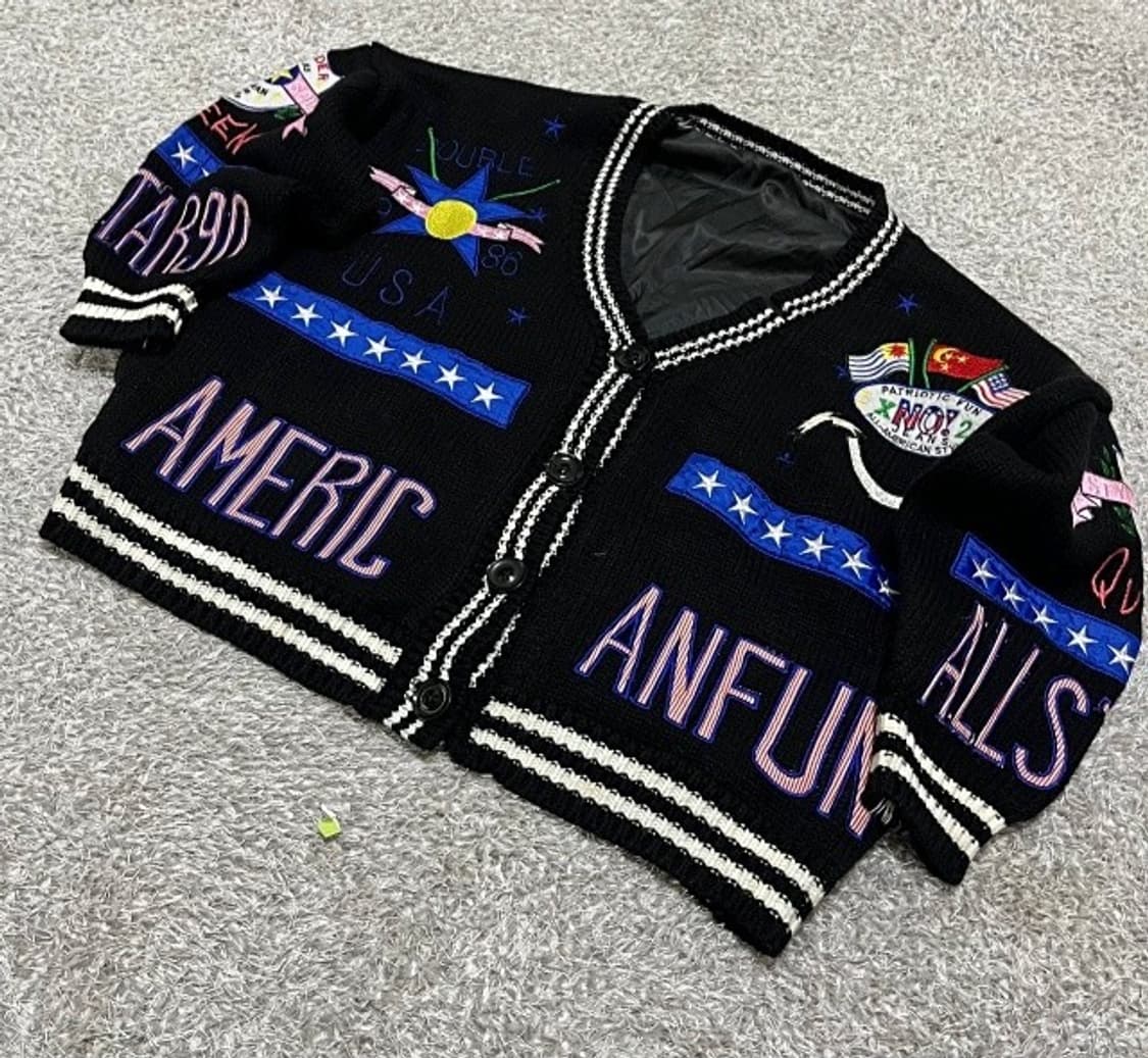 빈티지 점퍼 가디건 100~105 상품이미지1