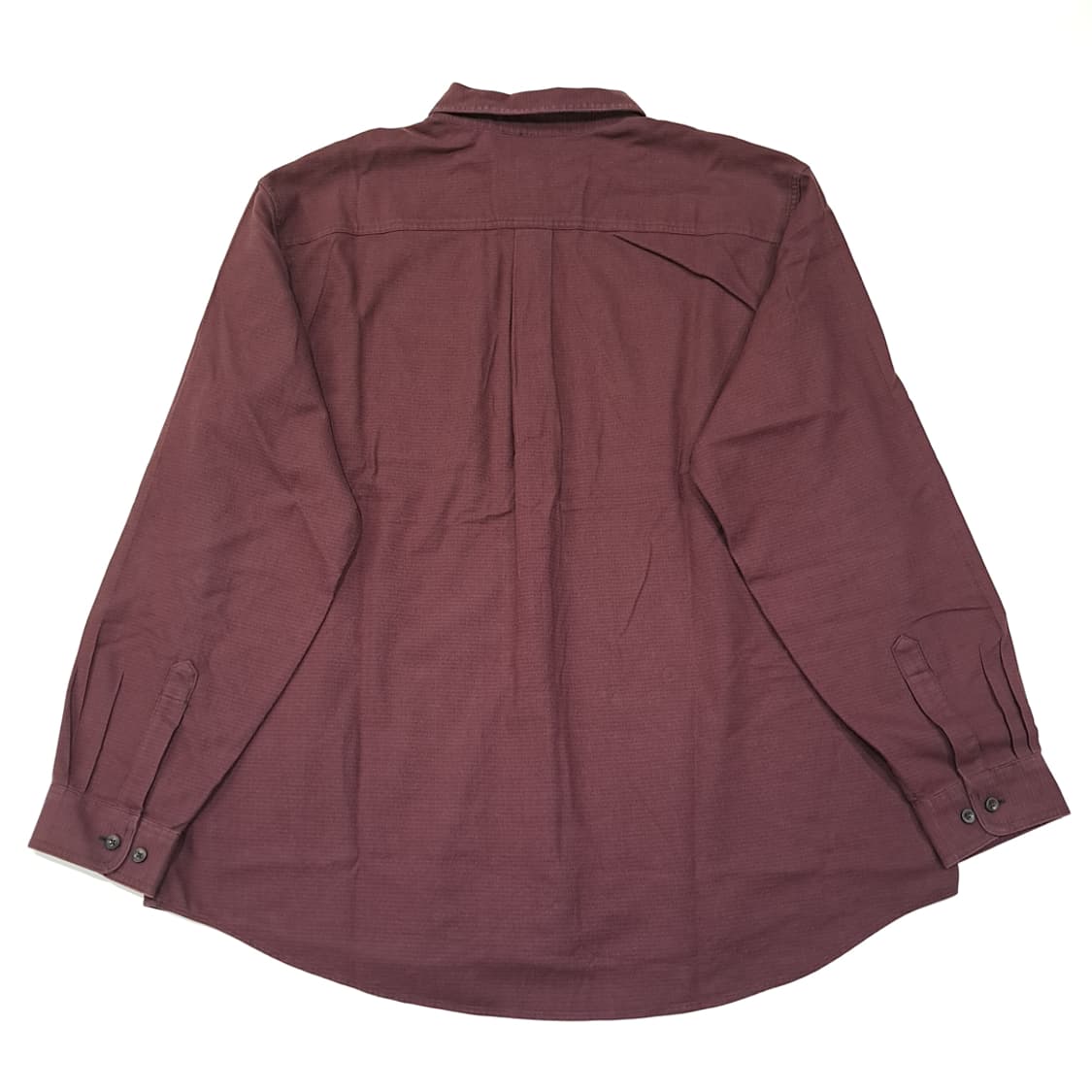 CL145 엘엘빈 코튼 헤링본 버건디 셔츠 상품이미지6