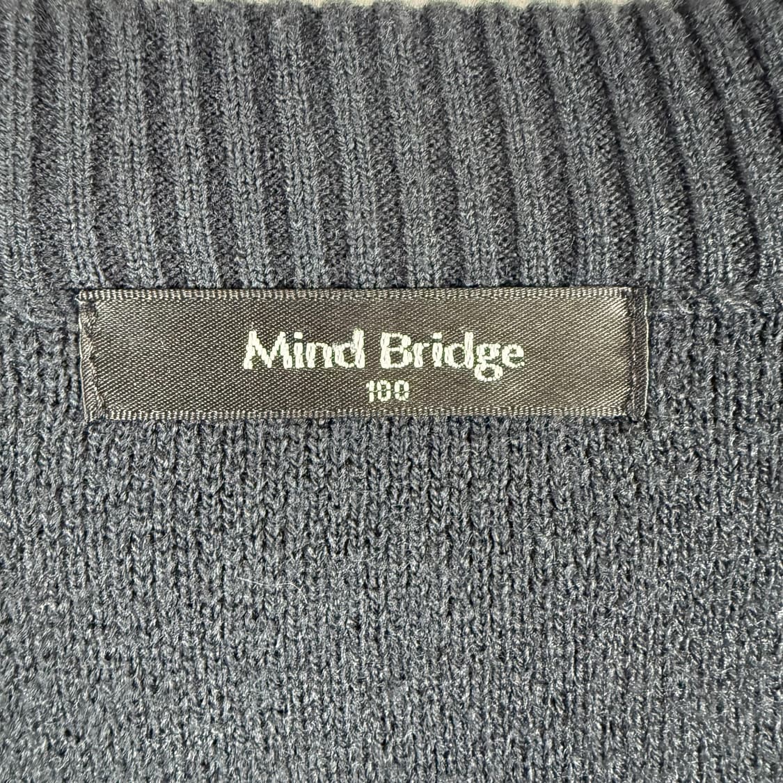 100) 마인드브릿지 가디건 블랙 상품이미지3
