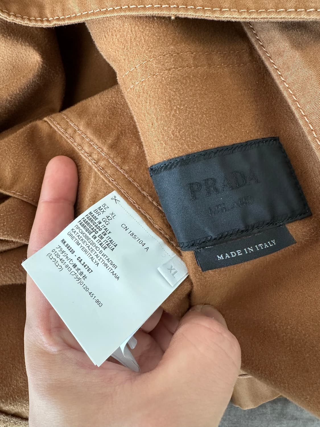 프라다 라프시몬스 24fw 몰스킨 올드이펙트 워크자켓 상품이미지5