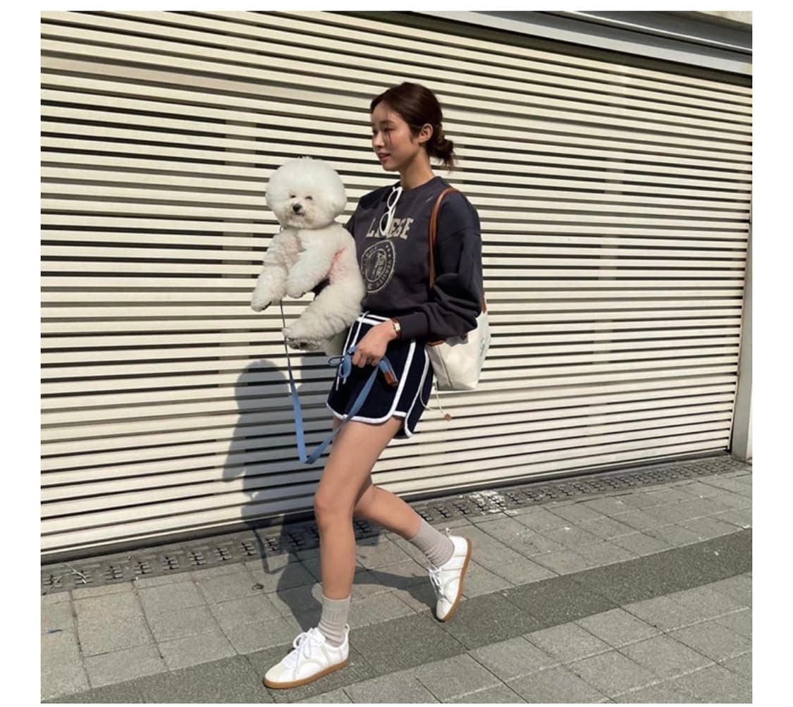 렉토 RECTO LLEGE 리지 로고 맨투맨 스웻셔츠 상품이미지2