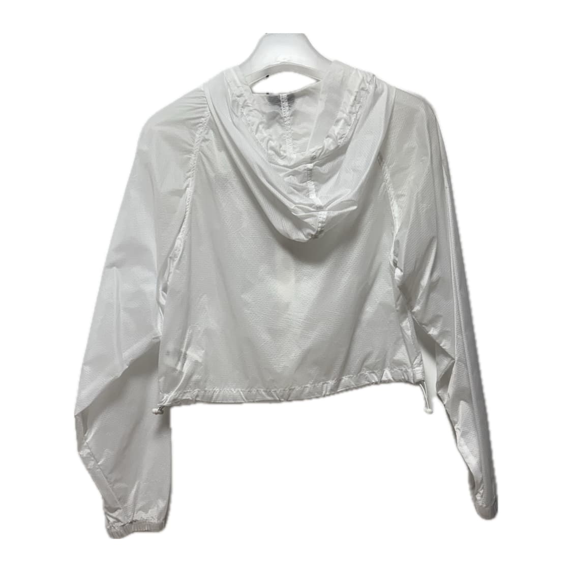 [브라운브레스] W CROPPED GLOSSY NLYON ZIPUP-WH 상품이미지2