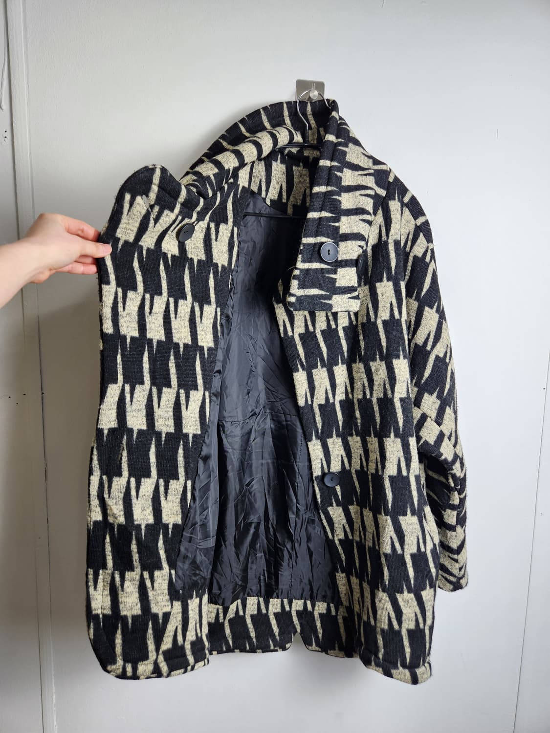 (📢15일까지)패턴 하이넥 자켓 상품이미지9