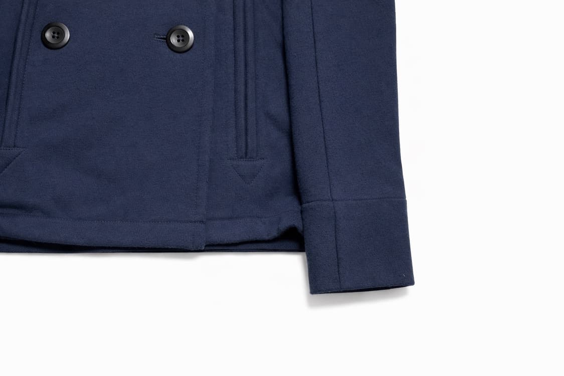 JPN 일본 빈티지 모리걸 y2k 네이비 스웻 더블버튼 후드 자켓 S 상품이미지6