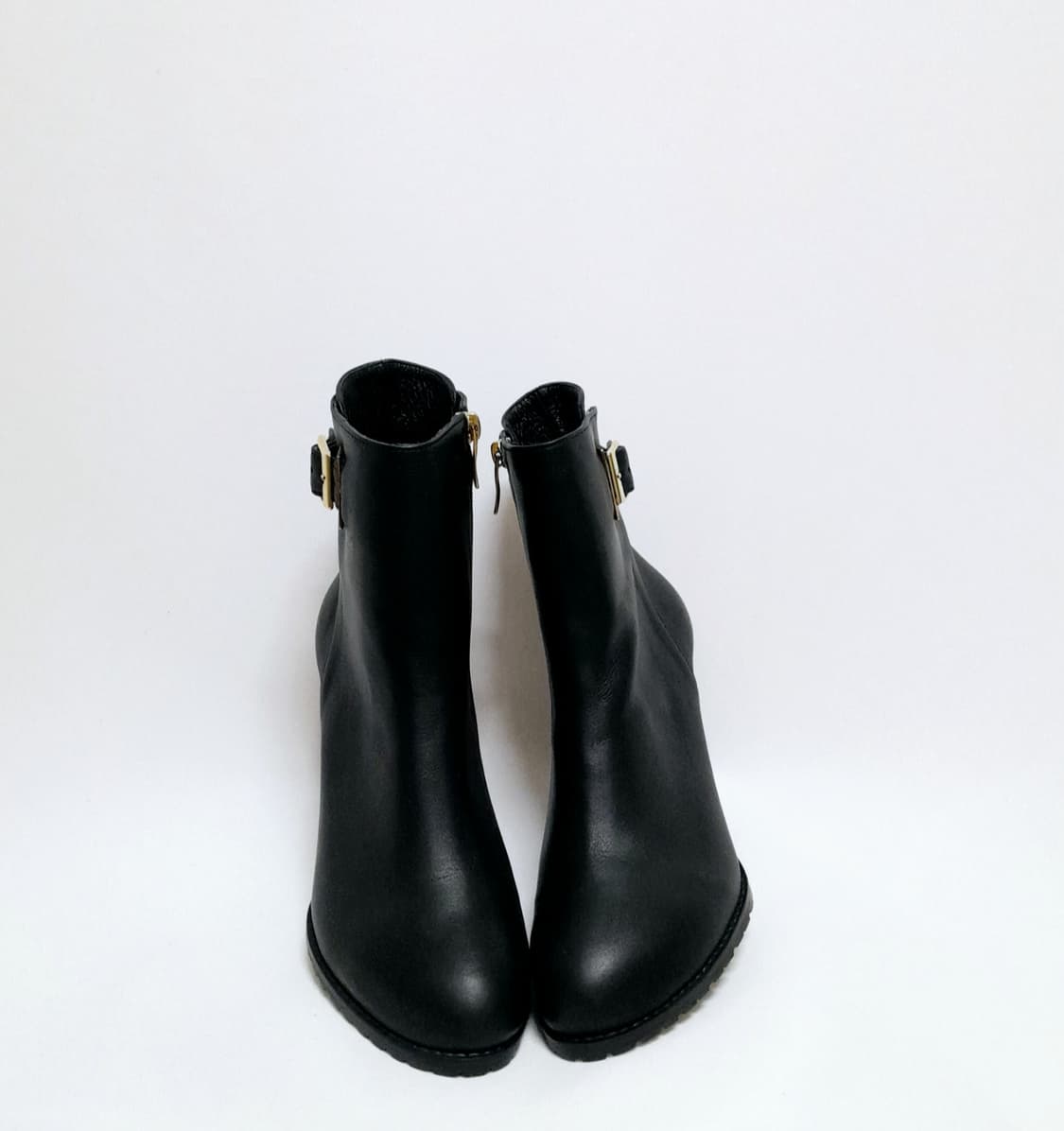 슈콤마보니 천연가죽 밸트 집업 앵글 부츠 상품이미지1