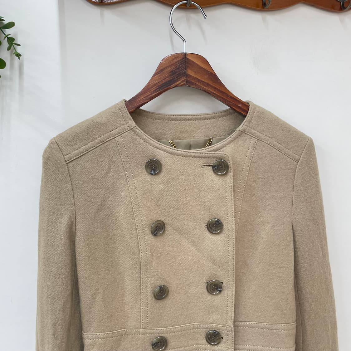 마이클코어스 더블 논카라 자켓 상품이미지2