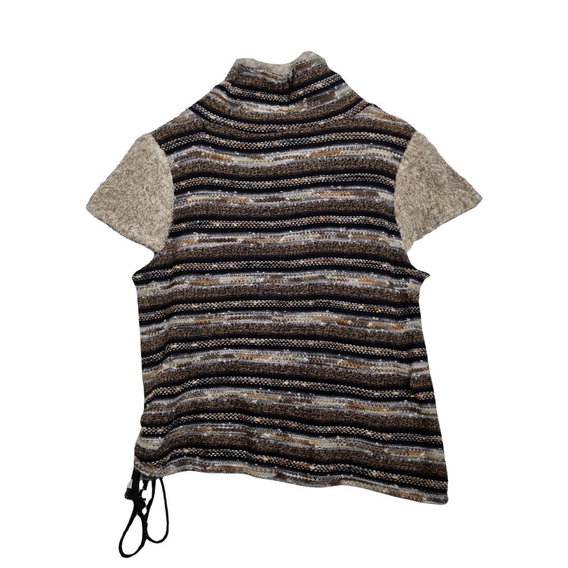 JPN 에스닉 패턴 니트 베스트 탑 상품이미지2