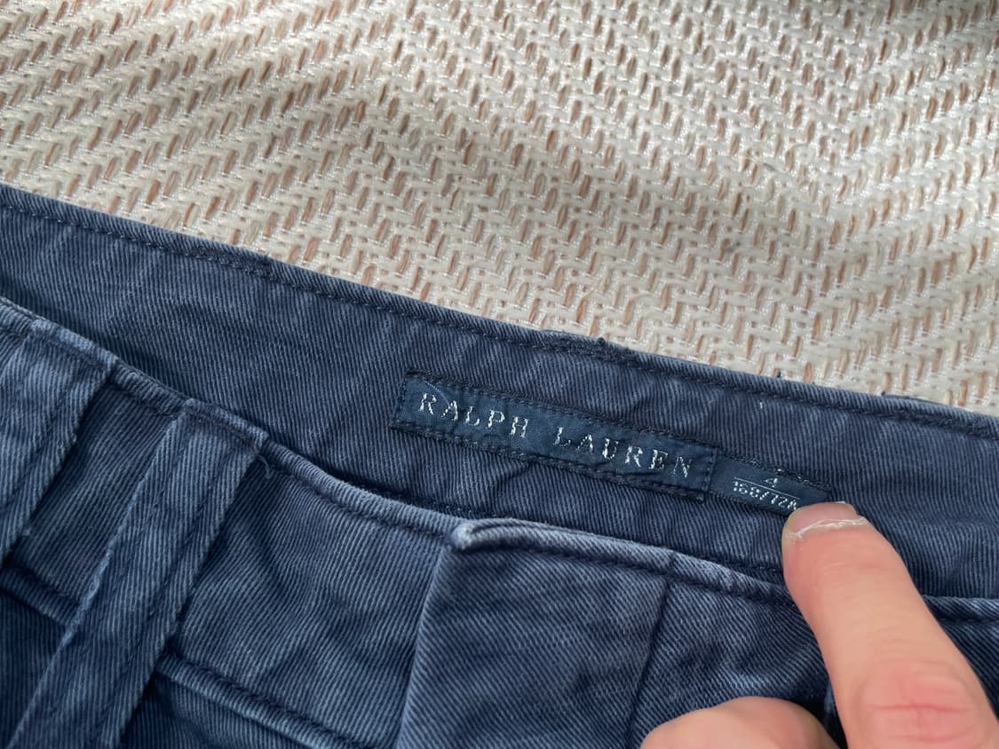폴로 랄프로렌 네이비 코튼 팬츠  상품이미지5